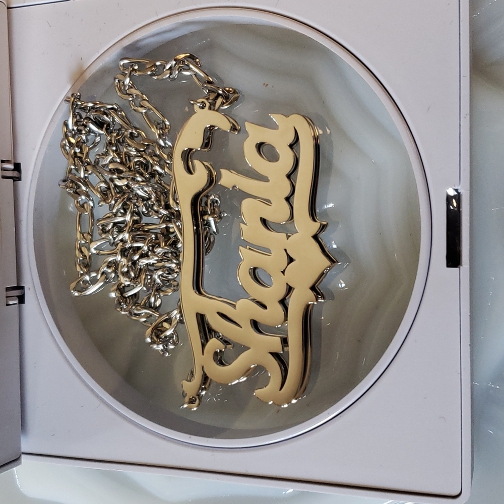 BC Shania Stainless Steel Name Necklace